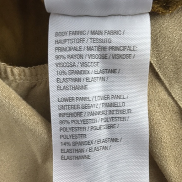 LOGO by Lori Goldstein Rayon 230 Top Faux Suede XS - Picture 6 of 7